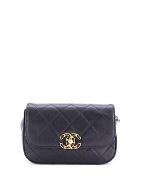 Chanel Chain Infinity Waist Bag Quilted #287624C28B